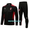 AC Milan Komplet Sweatshirts Četvrt-Zip 22/23 Crna