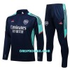 Arsenal Komplet Sweatshirts Četvrt-Zip 22/23 Plavo zelena