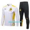 BVB Borussia Dortmund Komplet Sweatshirts Četvrt-Zip 22/23 Bijela