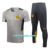 BVB Borussia Dortmund Trening dres Komplet 22/23 Svijetlo siva