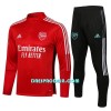 Dječji - Arsenal Komplet Sweatshirts Četvrt-Zip 22/23 Crvena