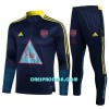 Dječji - Arsenal Komplet Sweatshirts Četvrt-Zip 22/23 Plavo žuta