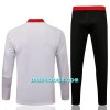 Dječji - Manchester United Komplet Sweatshirts Četvrt-Zip 22/23 Bijela