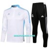 Dječji - Real Madrid Komplet Sweatshirts Četvrt-Zip 22/23 Bijela