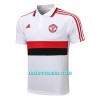 Manchester United Polo za Trening 22/23 Bijelo Crno Crvena