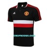 Manchester United Polo za Trening 22/23 Crno Crveno Bijela