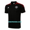 Manchester United Polo za Trening 22/23 Crno Crveno Crna