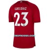 Nogometni Dres Liverpool Luis Diaz 23 Domaći 22/23