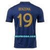 Nogometni Dres Francuska Benzema 19 Domaći SP 2022