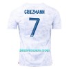 Nogometni Dres Francuska Griezmann 7 Gostujući SP 2022