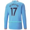 Nogometni Dres Manchester City De Bruyne 17 Domaći 22/23 Dugi rukav