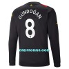 Nogometni Dres Manchester City Gundogan 8 Gostujući 22/23 Dugi rukav