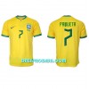 Nogometni Dres Brazil Lucas Paqueta 7 Domaći SP 2022