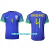 Nogometni Dres Brazil Marquinhos 4 Gostujući SP 2022