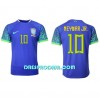 Nogometni Dres Brazil Neymar Jr 10 Gostujući SP 2022