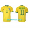 Nogometni Dres Brazil Philippe Coutinho 11 Domaći SP 2022