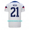 Nogometni Dres SAD Timothy Weah 21 Domaći SP 2022