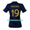 Ženski - Nogometni Dres Francuska Karim Benzema 19 Domaći SP 2022