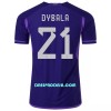 Nogometni Dres Argentina DYBALA 21 Gostujući SP 2022