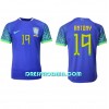 Nogometni Dres Brazil Antony 19 Gostujući SP 2022