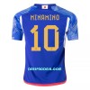 Nogometni Dres Japan MINAMINO 10 Domaći SP 2022