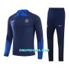 Dječji - Paris Saint-Germain Sweatshirt za Trening Četvrt-Zip 22/23 Navy