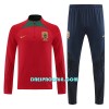 Portugal Sweatshirt za Trening Četvrt-Zip 2022 Crvena