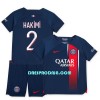 Dječji - Dres + Kratke Hlače Paris Saint-Germain Hakimi 2 Domaći 23/24