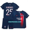 Dječji - Dres + Kratke Hlače Paris Saint-Germain N.Mendes 25 Domaći 23/24