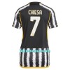 Ženski - Nogometni Dres Juventus Chiesa 7 Domaći 23/24