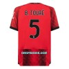 Nogometni Dres AC Milan B. Toure 5 Domaći 23/24