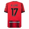 Nogometni Dres AC Milan R. Leao 17 Domaći 23/24