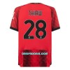 Nogometni Dres AC Milan Thiaw 28 Domaći 23/24