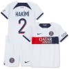 Dječji - Dres + Kratke Hlače Paris Saint-Germain Hakimi 2 Gostujući 23/24