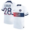 Nogometni Dres Paris Saint-Germain C. Soler 28 Gostujući 23/24