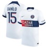 Nogometni Dres Paris Saint-Germain Danilo 15 Gostujući 23/24