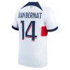 Nogometni Dres Paris Saint-Germain Juan Bernat 14 Gostujući 23/24