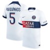 Nogometni Dres Paris Saint-Germain Marquinhos 5 Gostujući 23/24