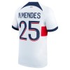 Nogometni Dres Paris Saint-Germain N.Mendes 25 Gostujući 23/24