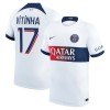 Nogometni Dres Paris Saint-Germain Vitinha 17 Gostujući 23/24