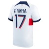 Nogometni Dres Paris Saint-Germain Vitinha 17 Gostujući 23/24