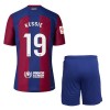 Dječji - Dres + Kratke Hlače FC Barcelona Kessie 19 Domaći 23/24