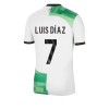 Nogometni Dres Liverpool Luis Diaz 7 Gostujući 23/24