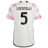 Dječji - Dres + Kratke Hlače Juventus Locatelli 5 Gostujući 23/24