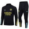 Arsenal Komplet Sweatshirts Četvrt-Zip 23/24 Crna