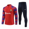 FC Barcelona Komplet Sweatshirts Četvrt-Zip 23/24 Crvena