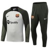 FC Barcelona Komplet Sweatshirts Četvrt-Zip 23/24 Sivo