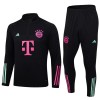 FC Bayern München Komplet Sweatshirts Četvrt-Zip 23/24 Crna