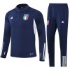 Italija Komplet Sweatshirts Četvrt-Zip 23/24 Navy