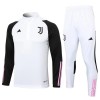 Juventus Komplet Sweatshirts Četvrt-Zip 23/24 Bijela